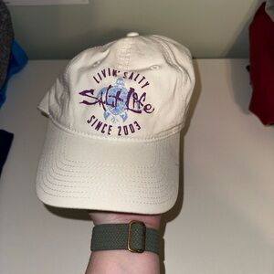 Salt Life Cream Baseball Cap